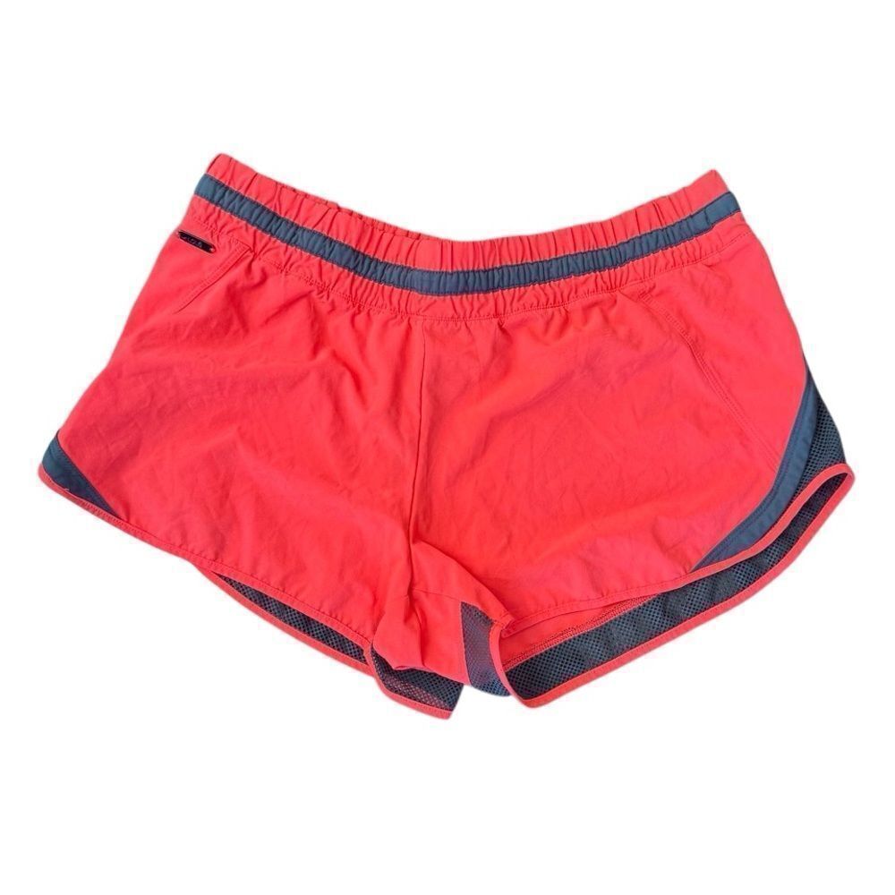 Lole Lolë Athletic Shorts Running Neon Red Orange Hi Visibility Medium